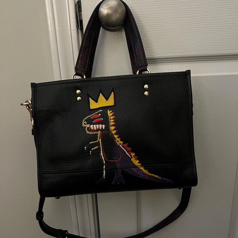 Coach X Jean Michel Basquiat Dempsey Rexy Carryall tote purse - C5661